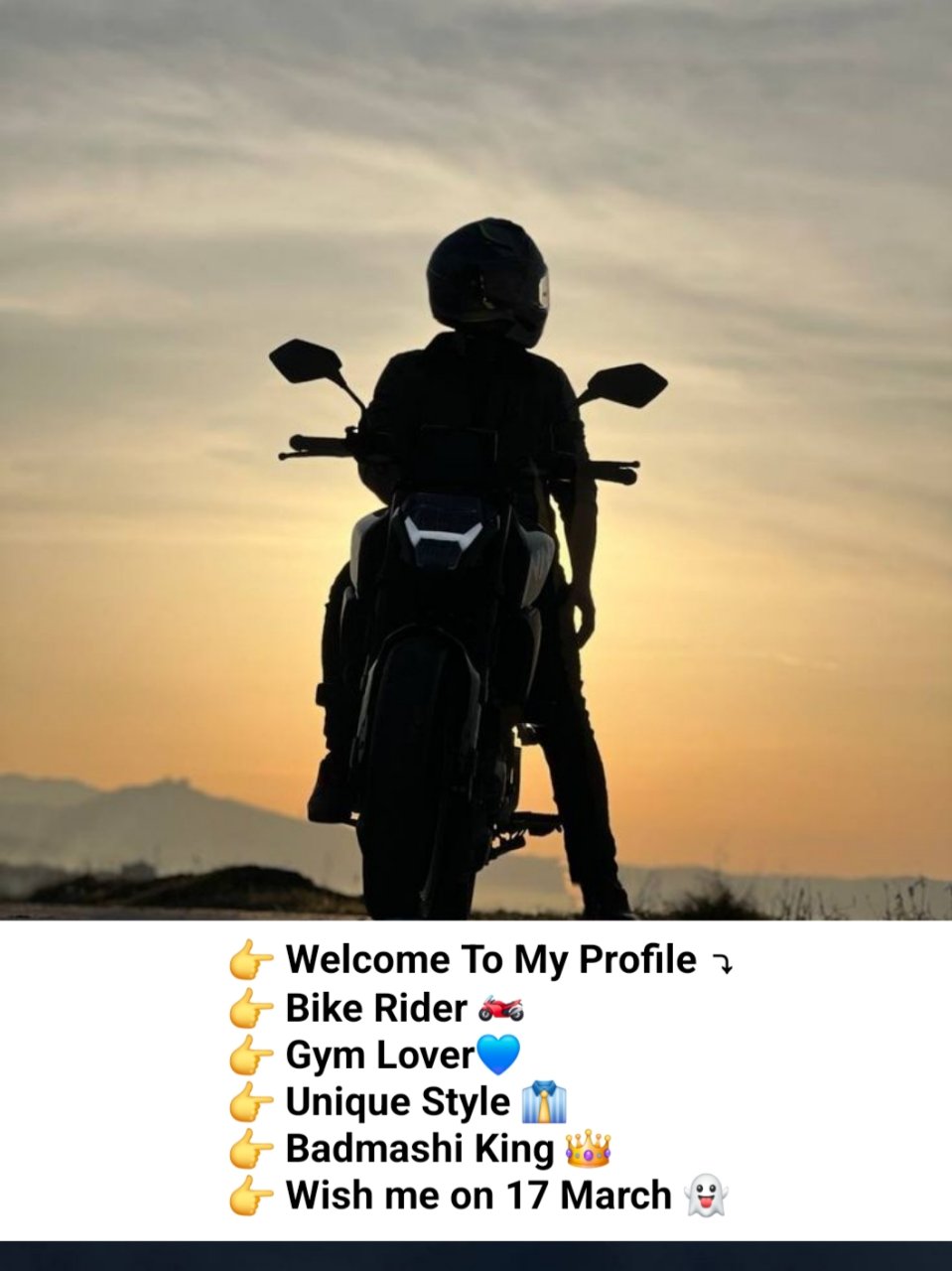 Bike Rider Bio For Instagram