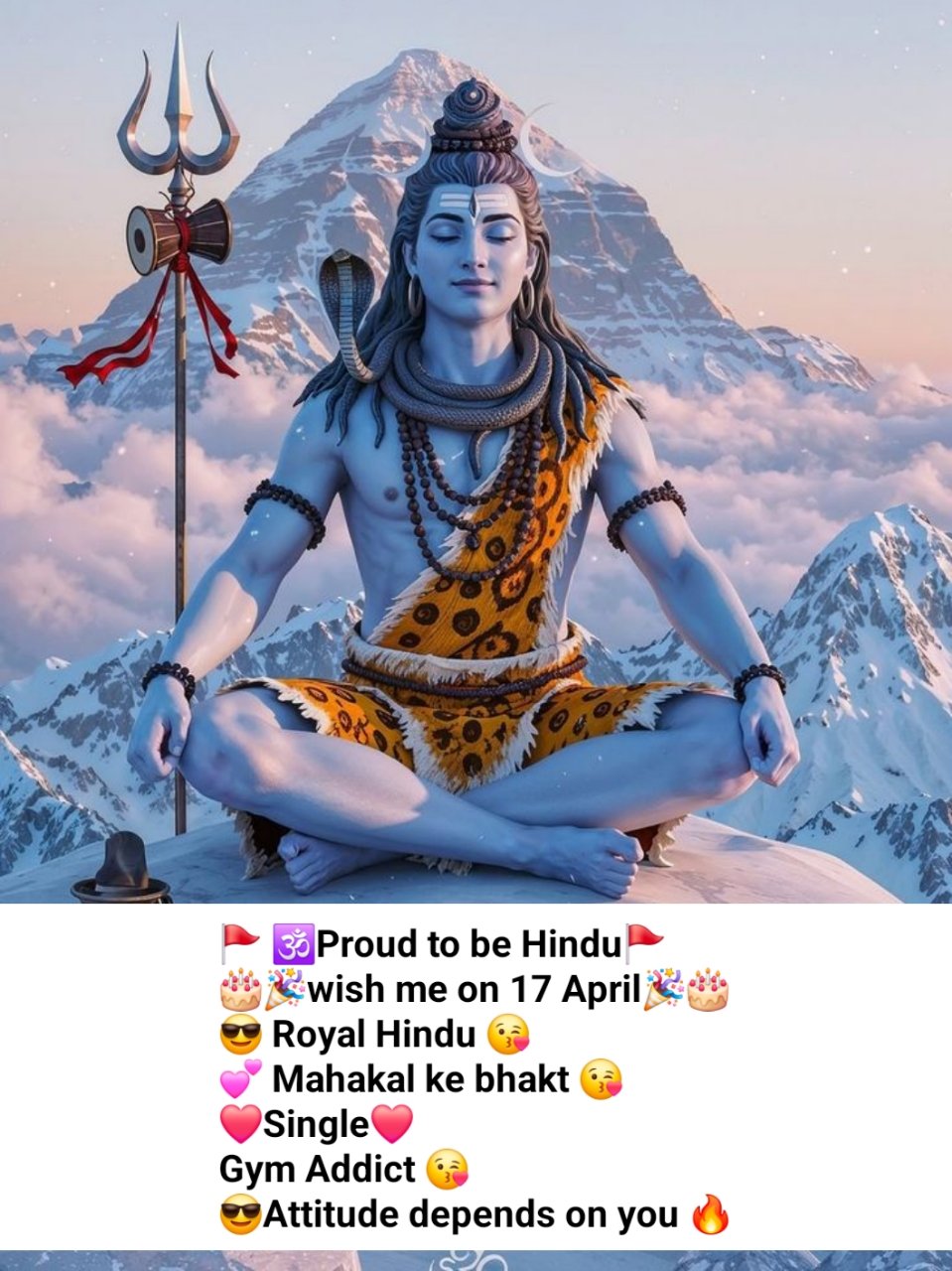 Stylish Instagram Bio Mahakal