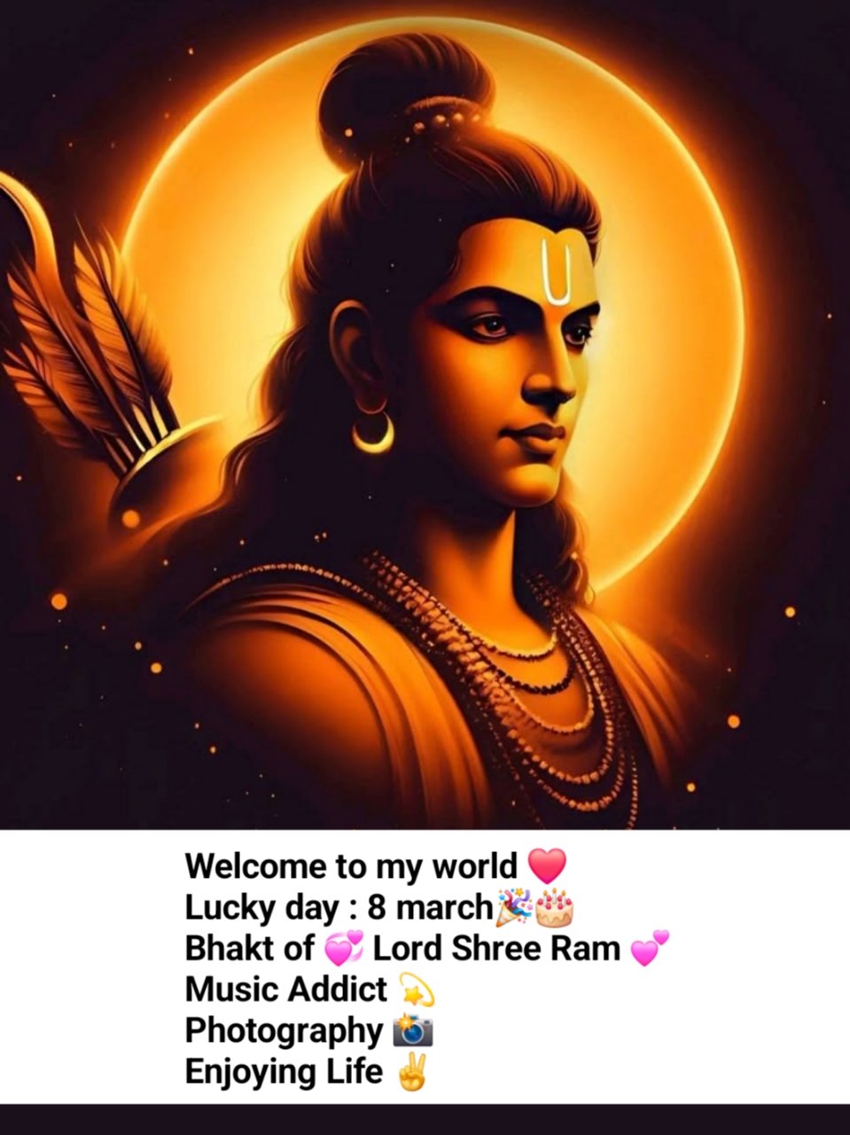 Shree Ram Bio For Instagram | जय श्री राम Instagram Bio Hindi
