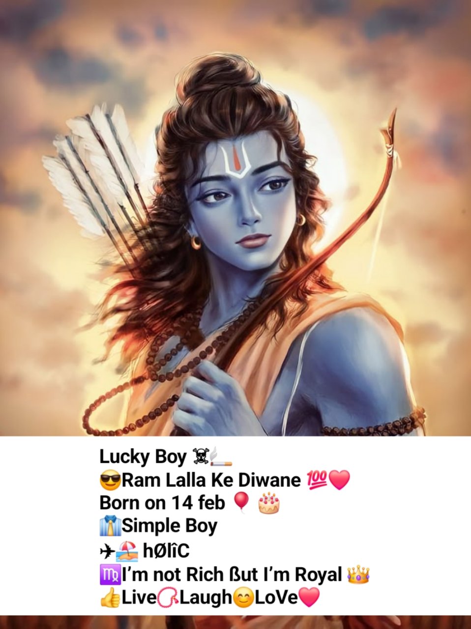 Shree Ram Bio For Instagram | जय श्री राम Instagram Bio Hindi
