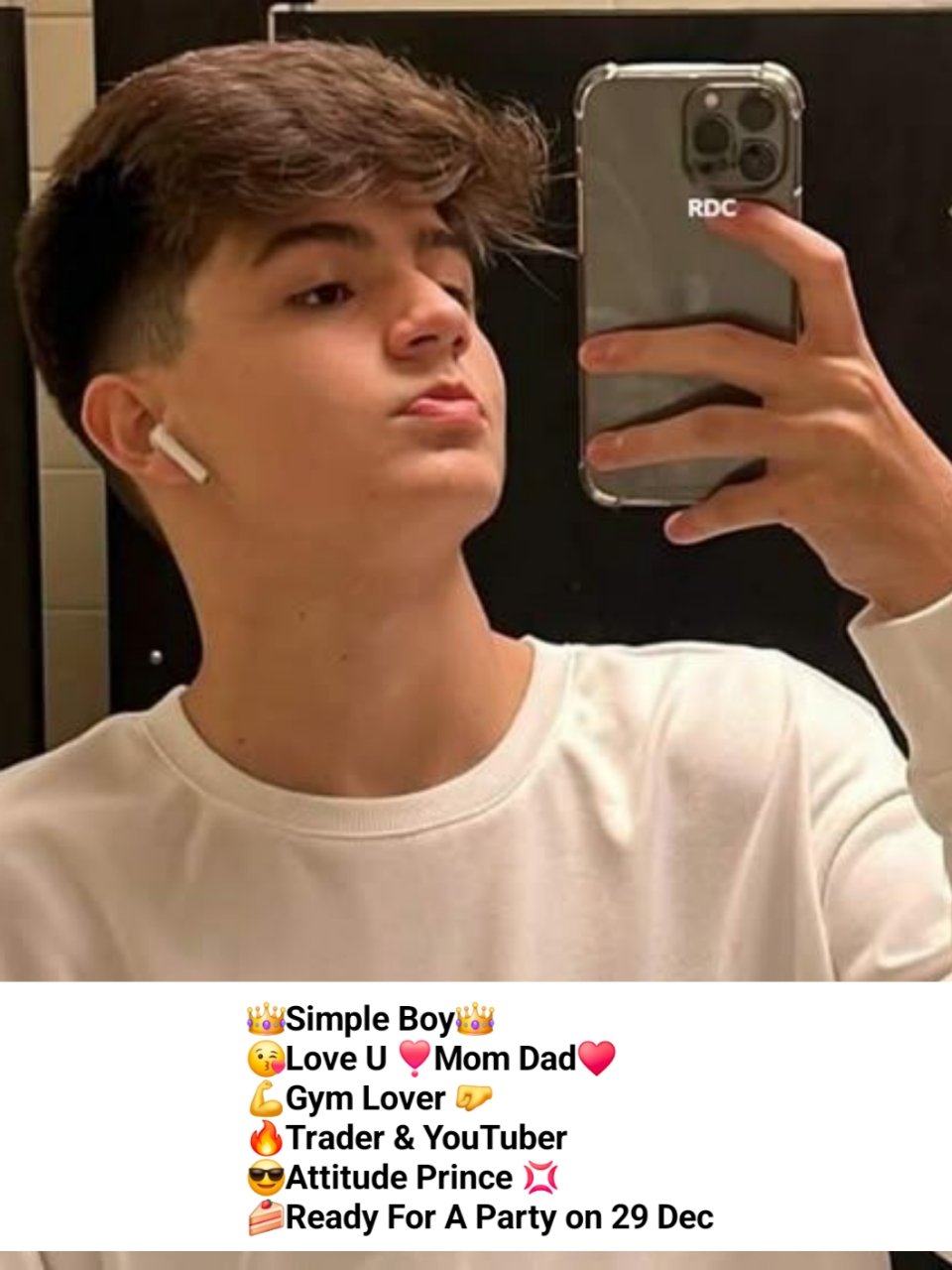 Facebook Stylish Bio For Boys